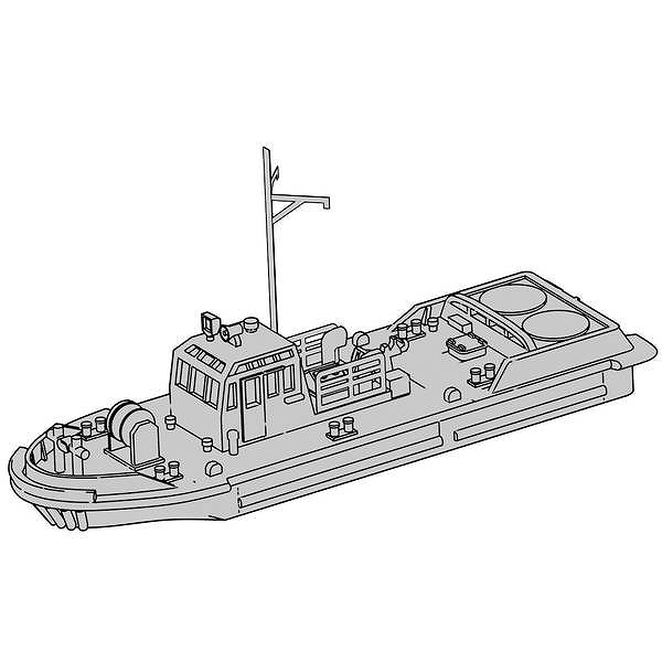 【新製品】T23V700-024M 1/700 海上自衛隊 YT75号50t型曳船