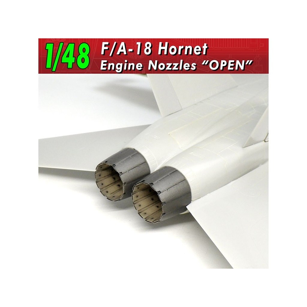 【新製品】V1_131 1/48 F/A-18 ホーネット エンジンノズル オープンタイプ