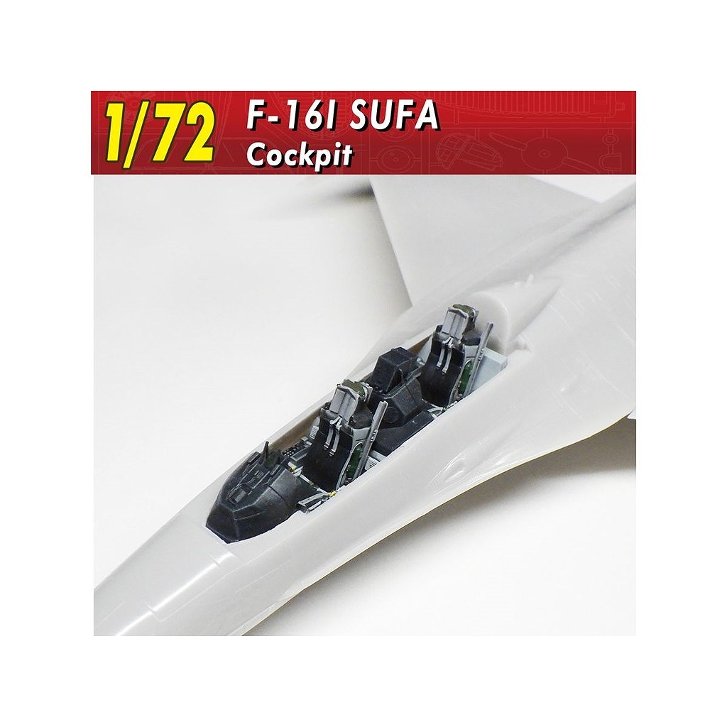 【新製品】V1_136 1/72 F-16I スーファ コクピット