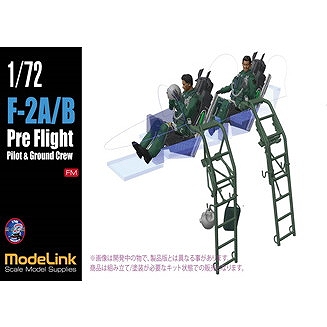 【新製品】M3_725 1/72 F-2A/B パイロットプリフライトset