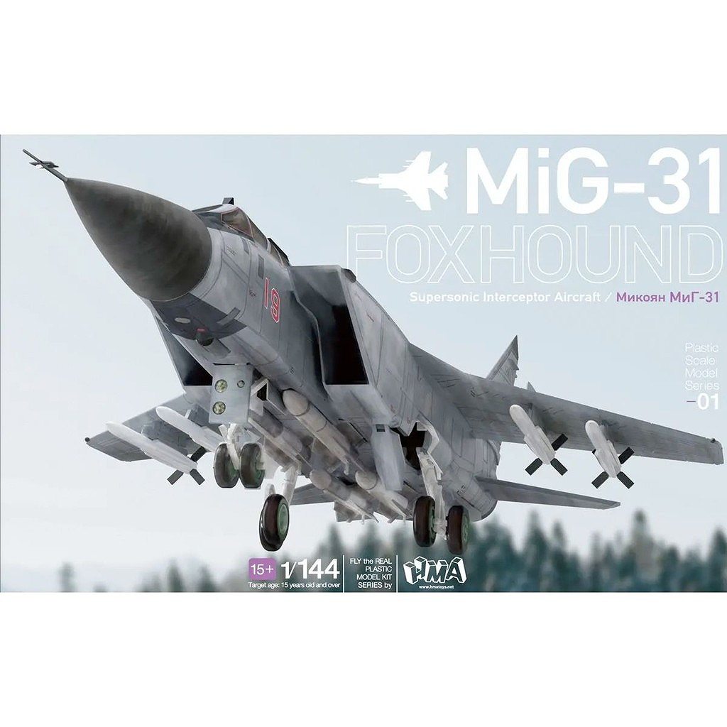【新製品】01 1/144 MiG-31 フォックスハウンド プラモデルキット