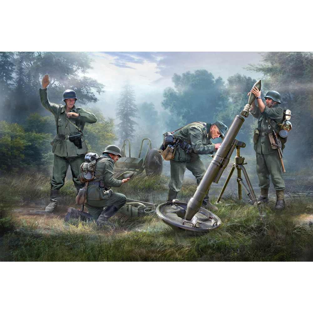 【新製品】6268 WWII ドイツ 120㎜迫撃砲 ｗ/兵員