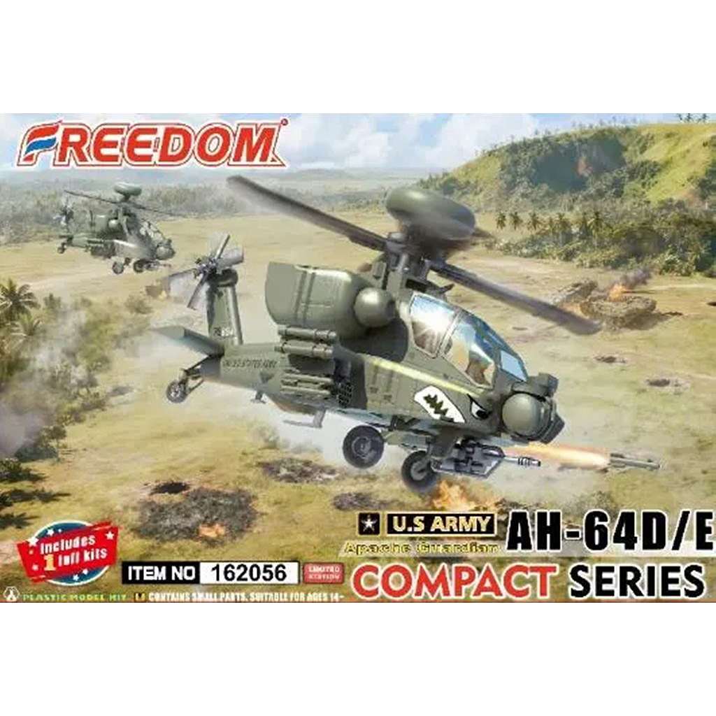 【新製品】162056 コンパクトシリーズ:AH-64D/E アパッチ・ガーディアン 攻撃ヘリコプター 米陸軍