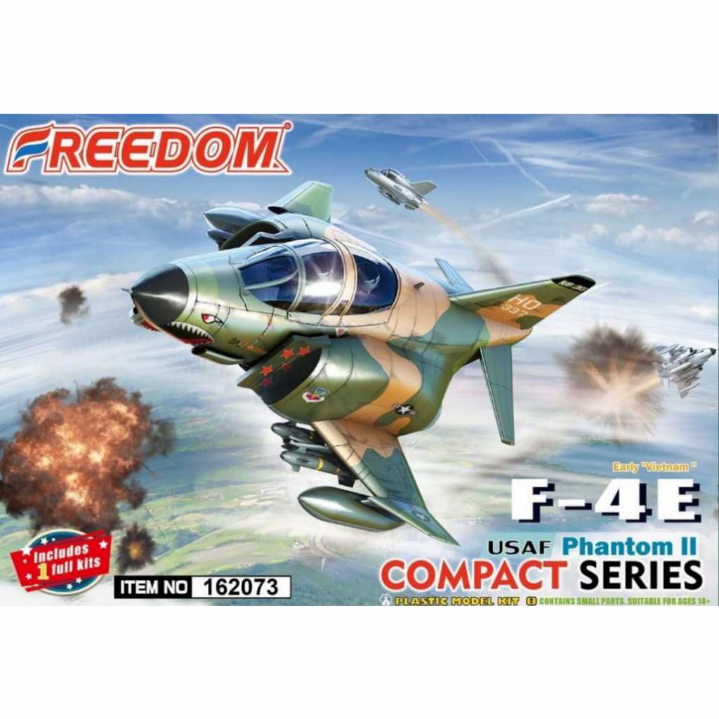 【新製品】162073 コンパクトシリーズ：F-4E ファントムII 米空軍 ベトナム戦争初期