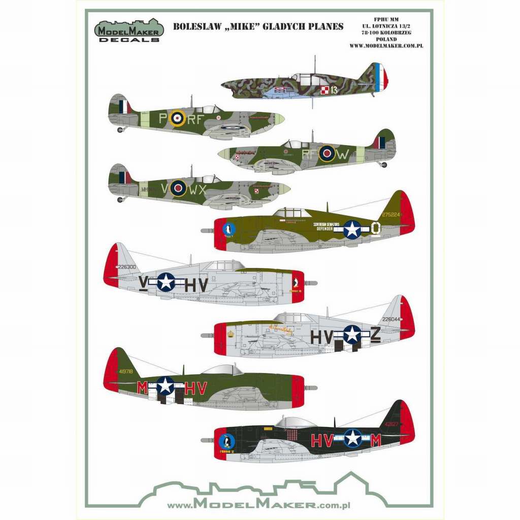 【新製品】モデルメーカーデカール D72182 Boleslaw 