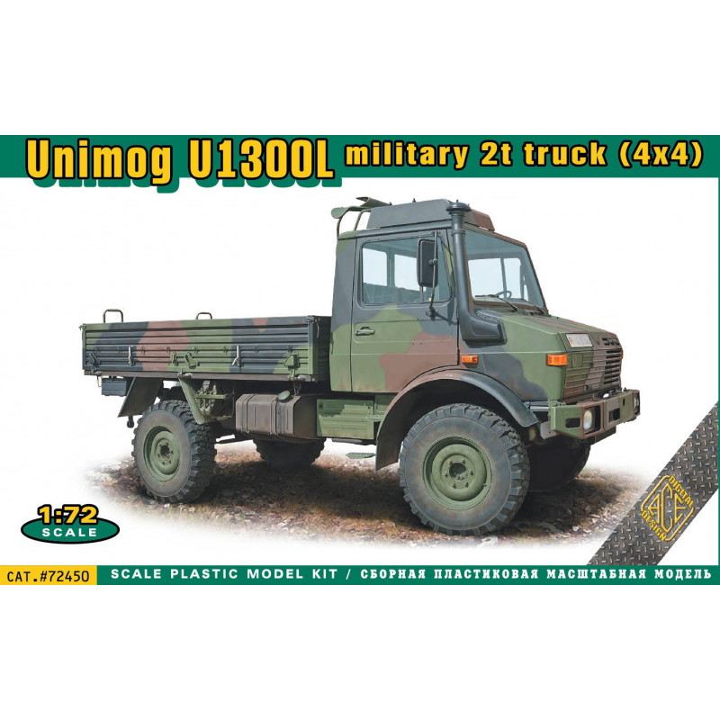【新製品】72450 ウニモグ U1300L 軍用2トントラック