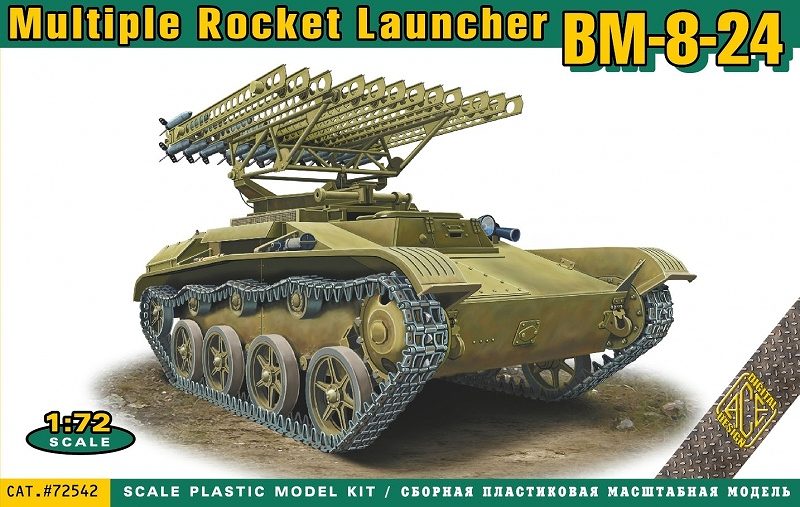 【新製品】72542)露 BM-8-24 多連装ロケット T-60ベース