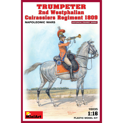 【新製品】[4820041102855] 16035)ナポレオン戦争 第二期 ウェストファーレン騎兵連隊 1909年 トランペット奏者