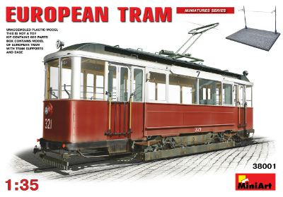 【新製品】[4820041103074] 38001)ヨーロッパの路面電車(ベース付)