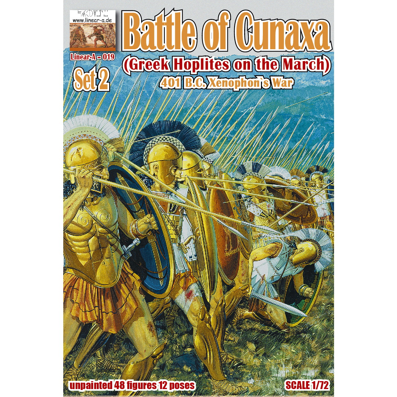 【新製品】LA019 紀元前401年 アケメネス朝ペルシア時代 クナクサの戦い 2 ギリシア傭兵