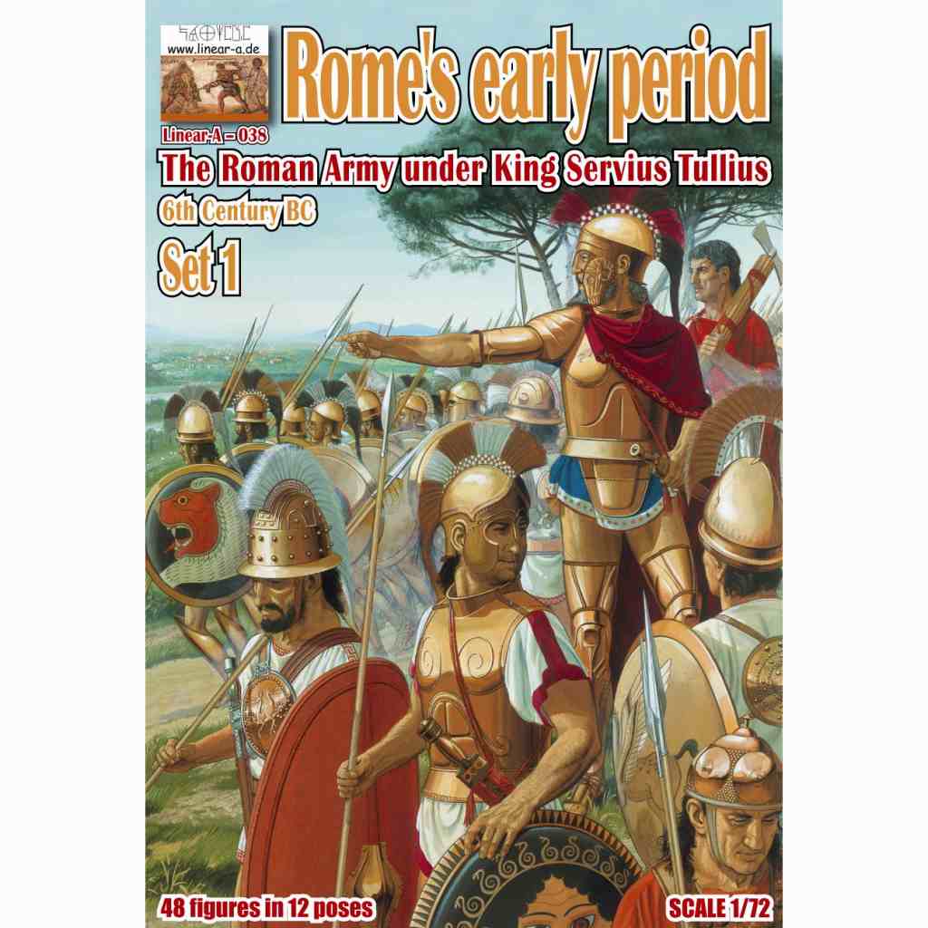 【新製品】LA038 紀元前6世紀 ローマ初期 セルウィウス・トゥッリウス王配下のローマ軍