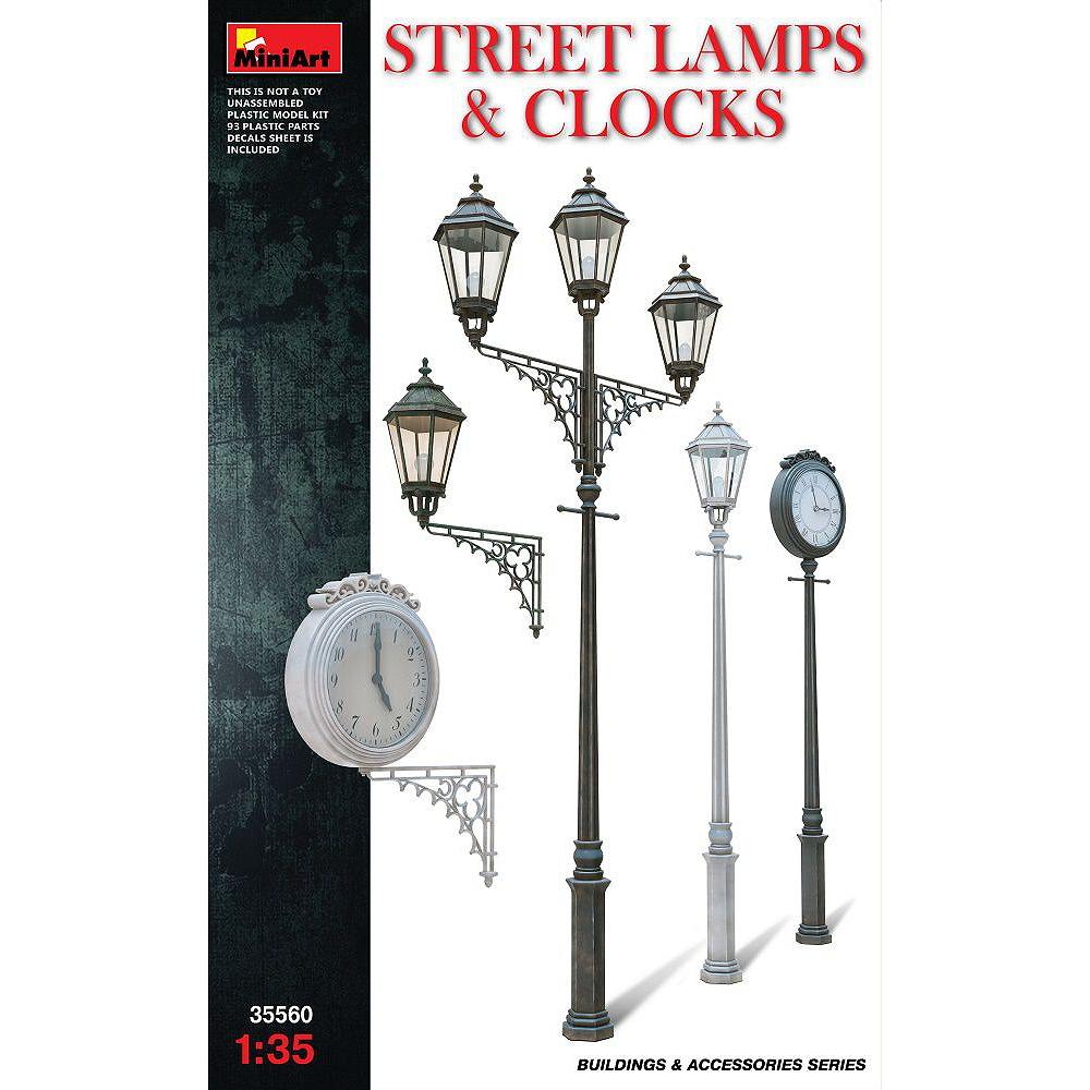 【新製品】35560)街燈と時計
