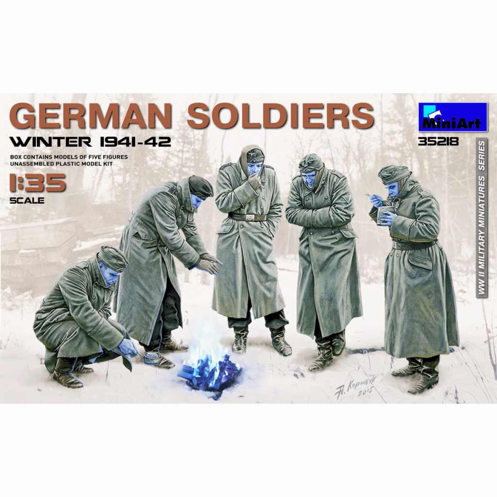 【新製品】35218)ドイツ兵（1941-42冬季）防寒服着用 5体入