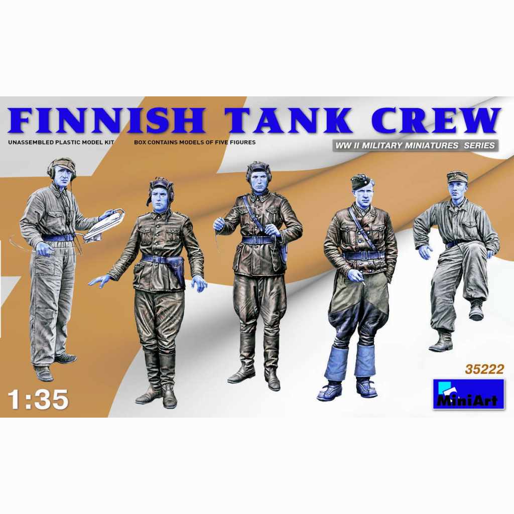 【新製品】35222)フィンランド戦車兵セット5体入