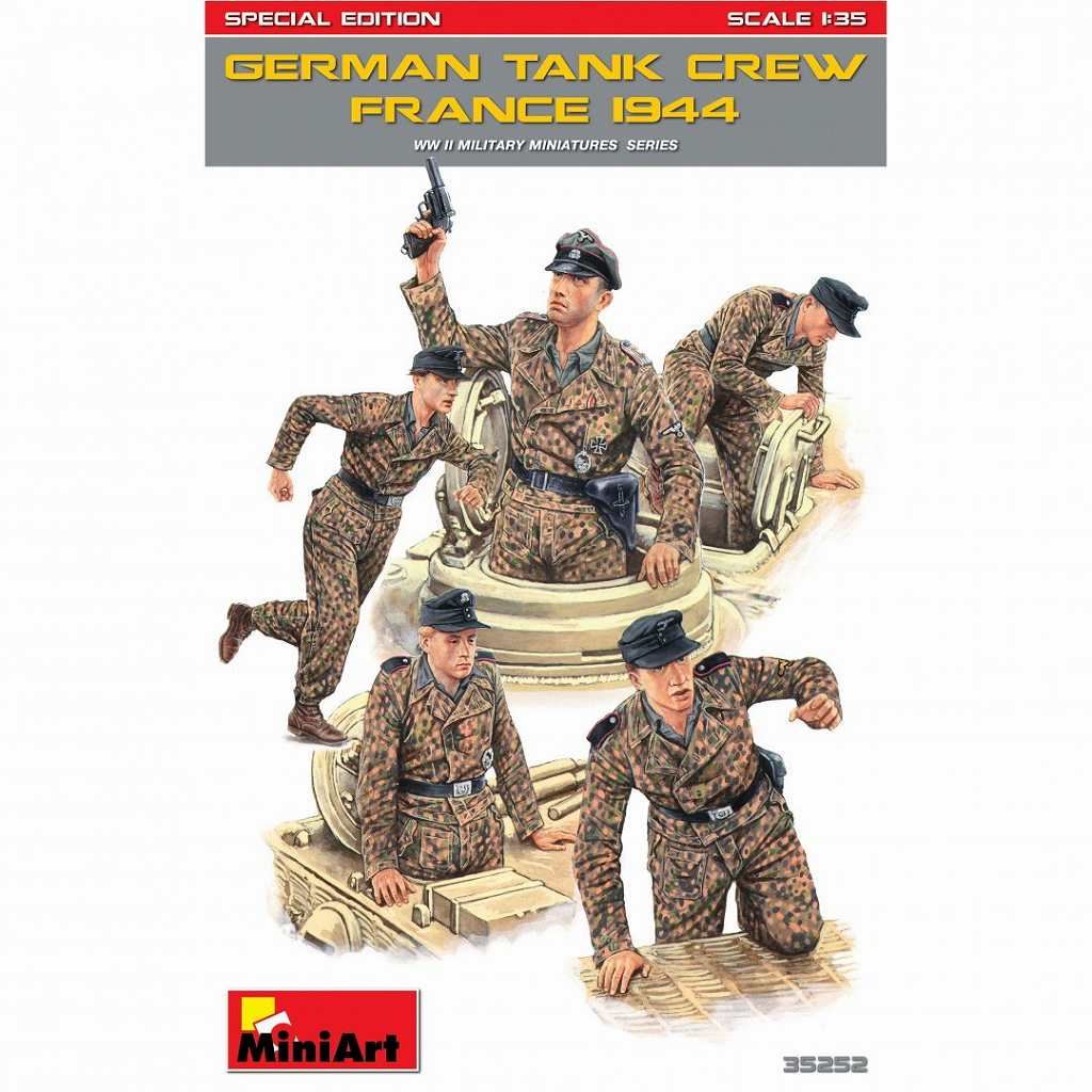 【再入荷】35252 ドイツ戦車兵 フランス 1944 特別版 武器・装備品付