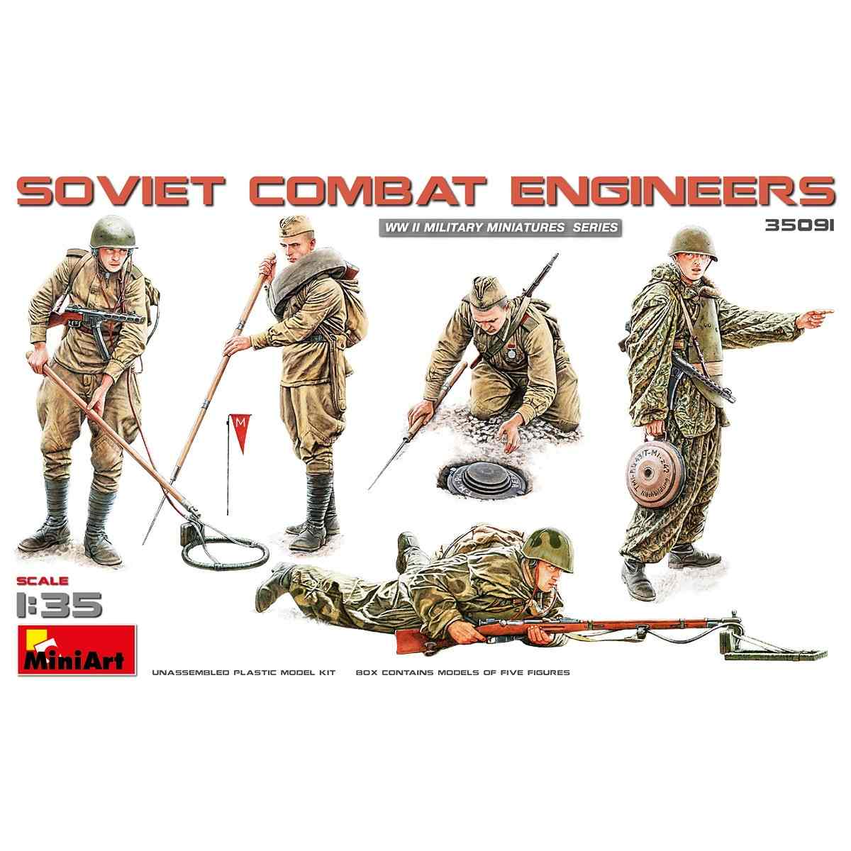 【新製品】35091 ソビエト軍コンバットエンジニア兵5体入