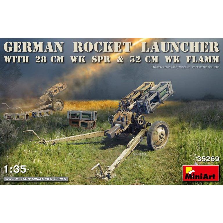【新製品】35269 ドイツ製ロケットランチャー（28cmWK Spr＆32ｃｍWK Flamm)