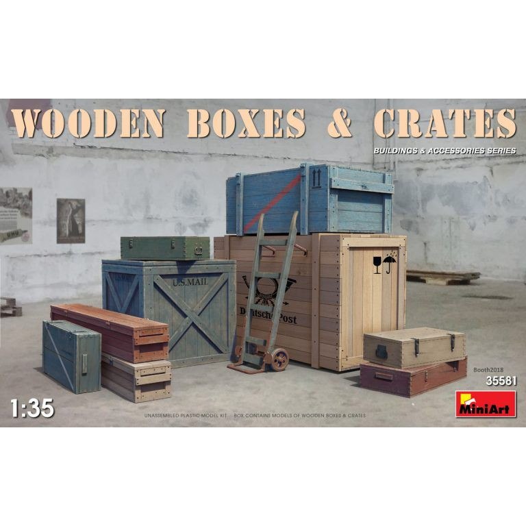 【新製品】35581 木製箱と木枠セット