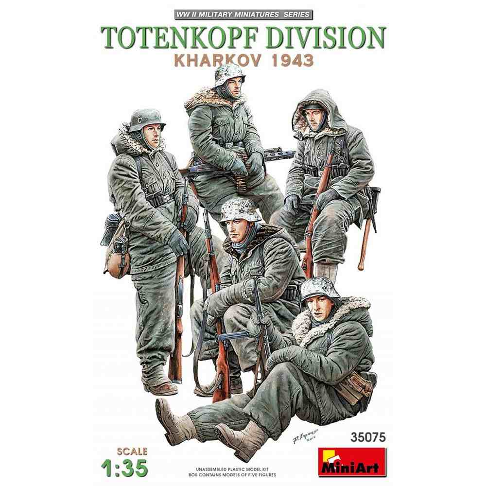 【新製品】35075 WWII トーテンコップ師団兵5体入（ハリコフ攻防戦1943）