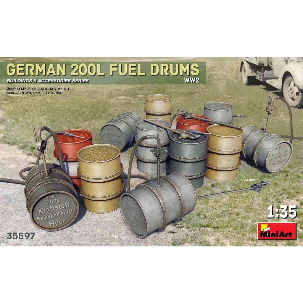 【新製品】35597 ドイツ製200L燃料缶セットWW2