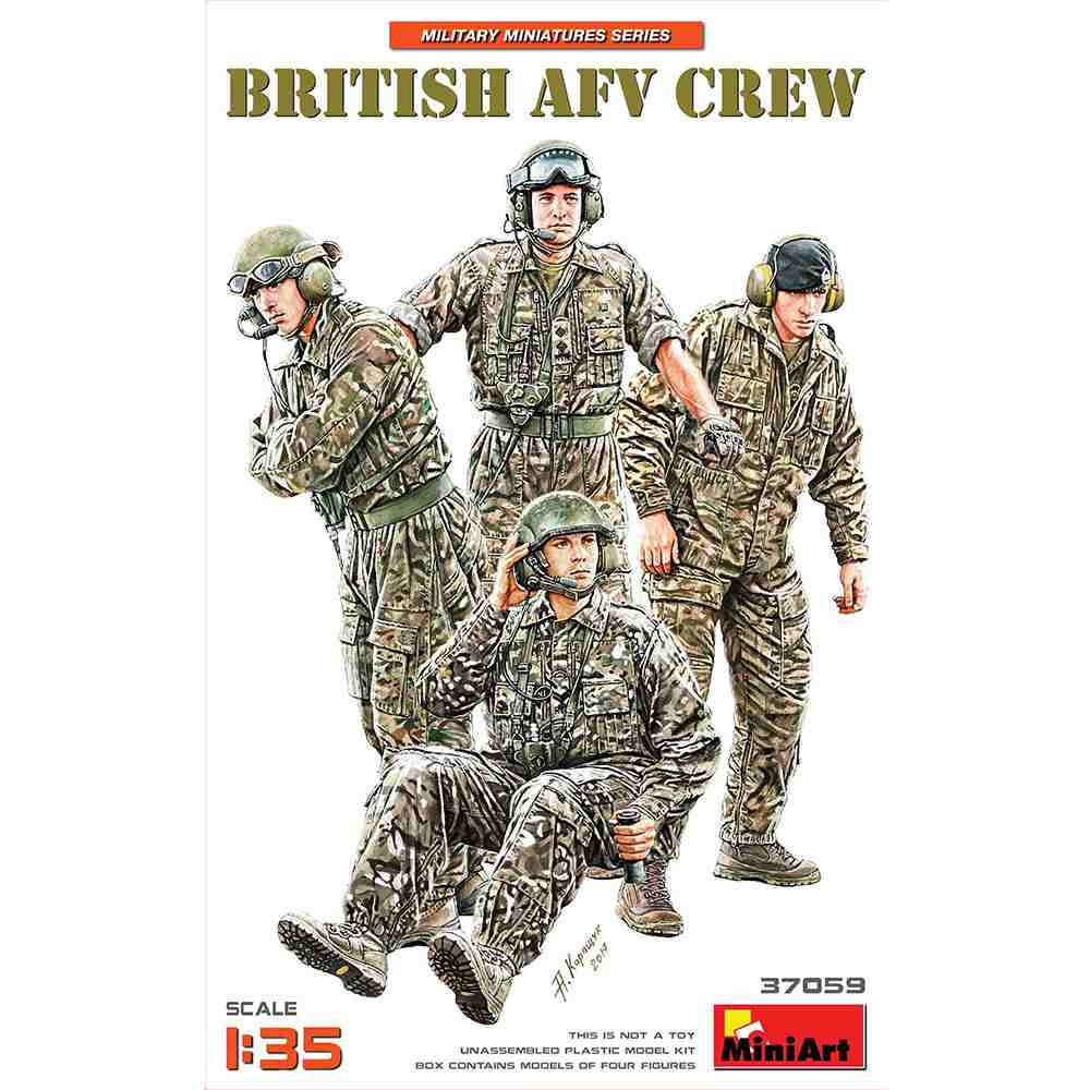 【新製品】37059 イギリス軍戦車兵セット4体入