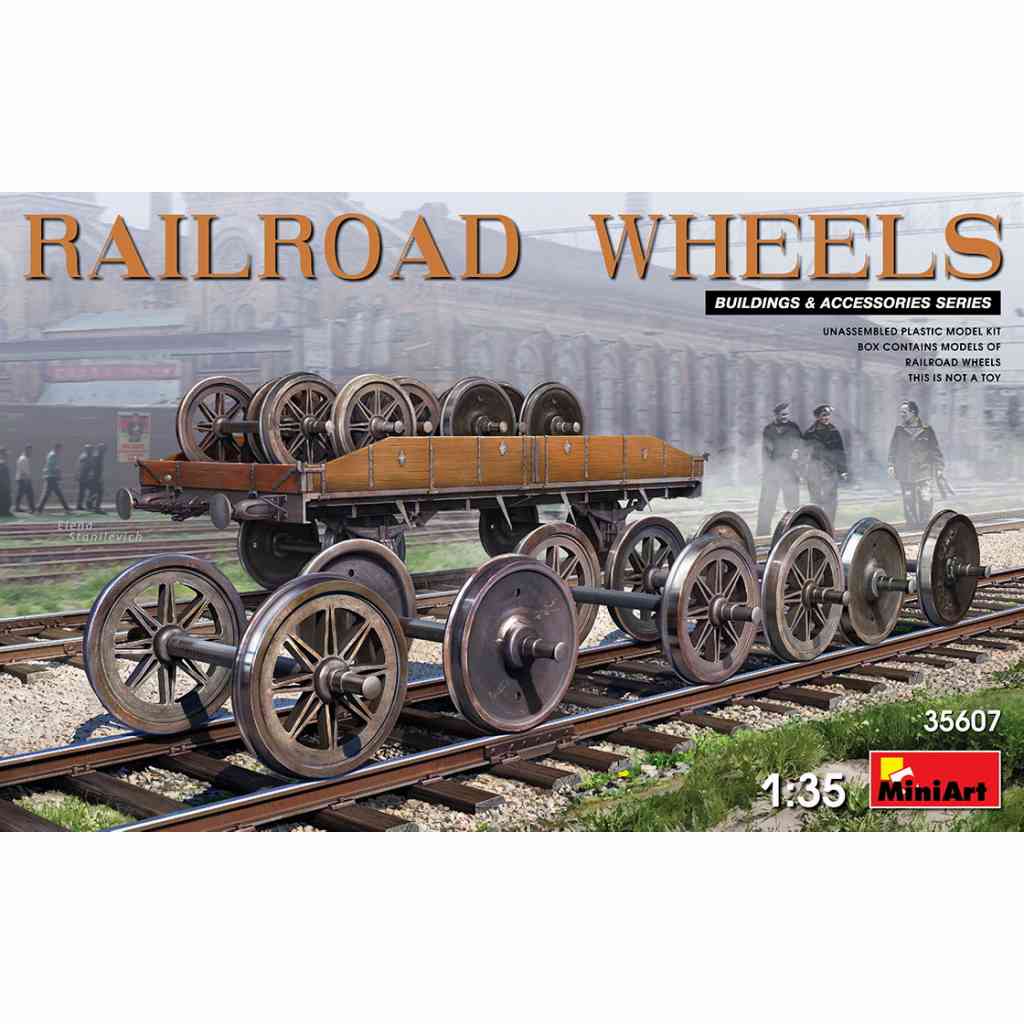 【新製品】35607 鉄道車輪セット