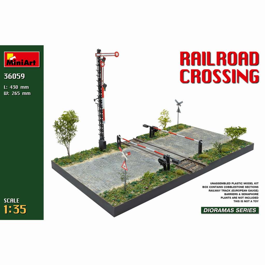 【新製品】36059 鉄道踏切情景