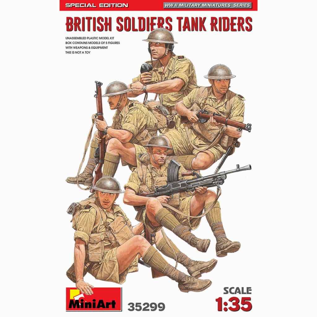 【新製品】35299 イギリス戦車兵 ５体入 特別版（武器・装備品付）