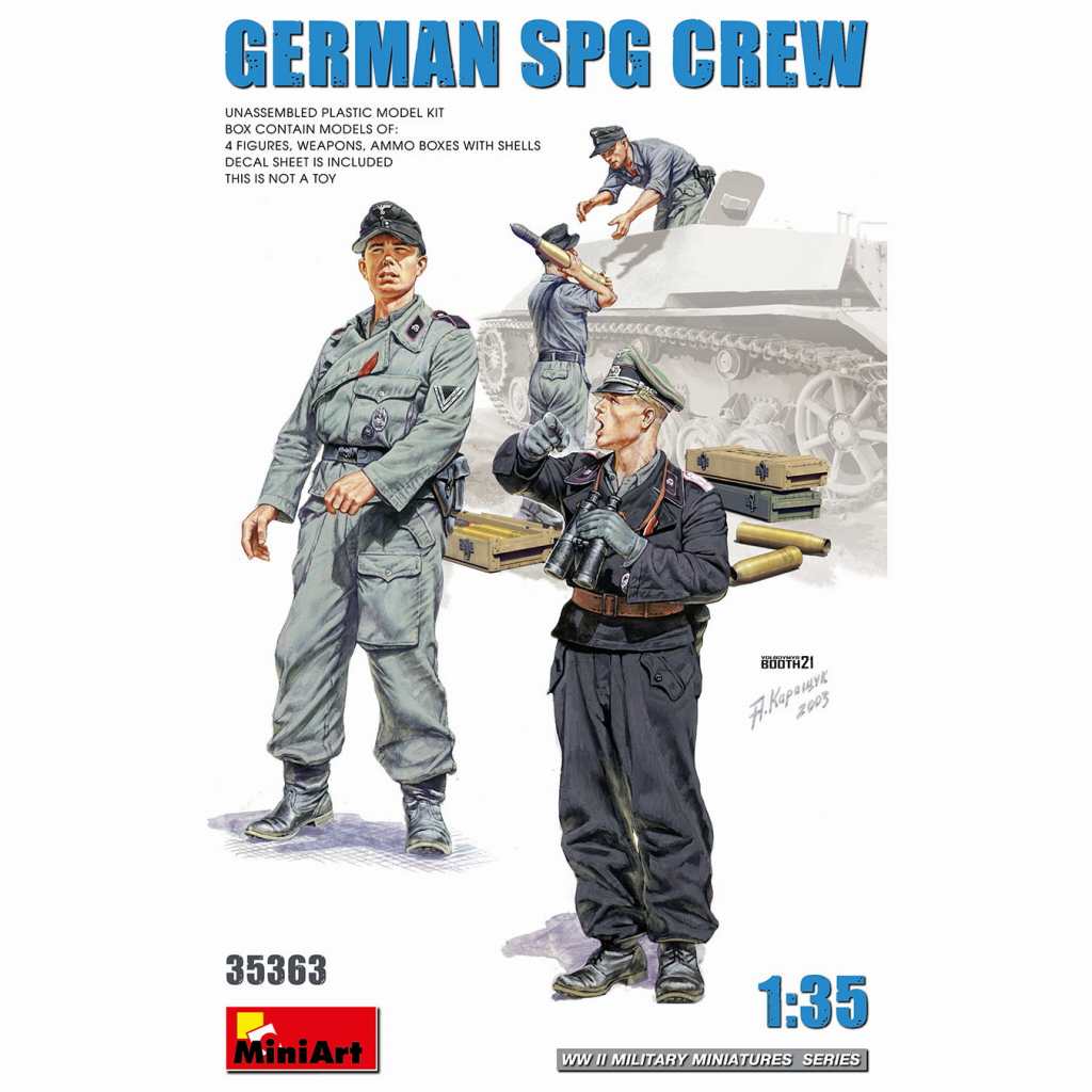 【新製品】35363 ドイツ SPGクルー 4体セット