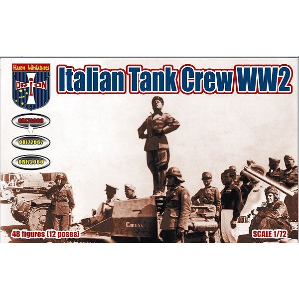 【新製品】ORI72066 WWII イタリア戦車兵(48体・12ポーズ)