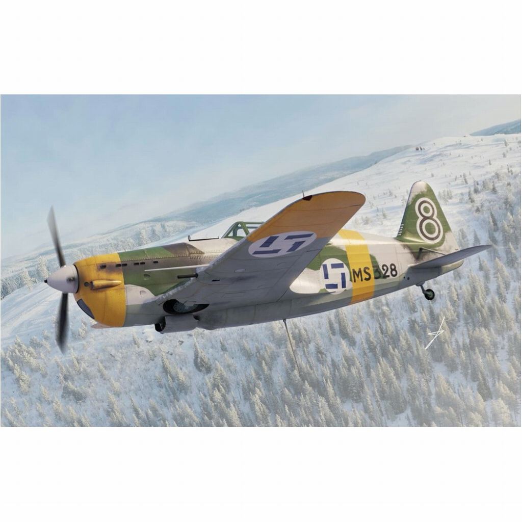 【新製品】DW48057 1/48 モラーヌ・ソルニエ MS.406C.1 フィンランド空軍
