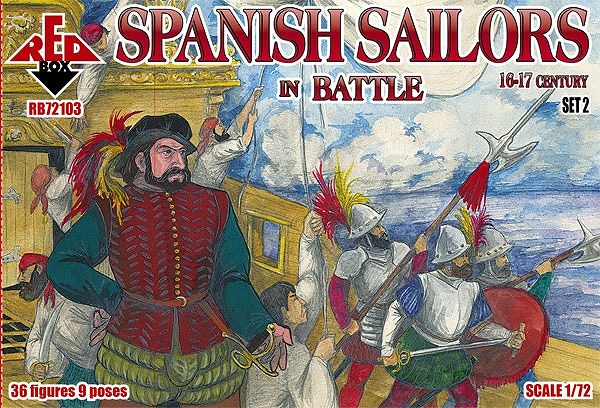 【新製品】72103)スペイン水兵 戦闘 16-17世紀 2