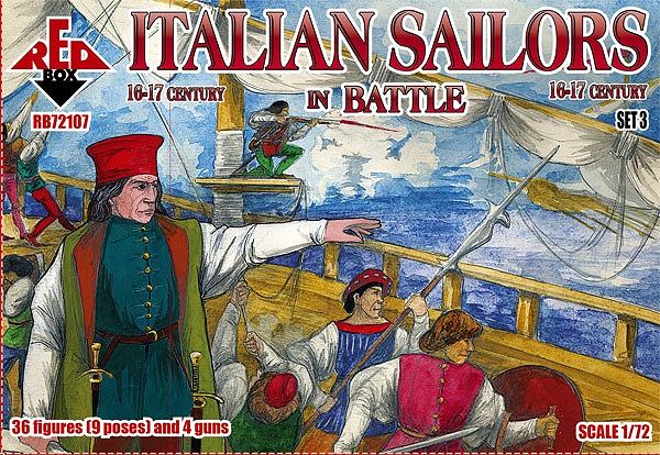 【新製品】72107)イタリア水兵 戦闘中 16-17世紀