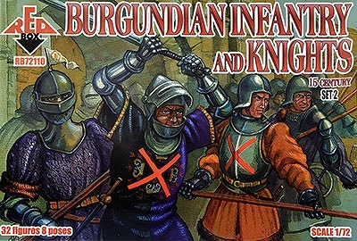【新製品】72110)ブルゴーニュ歩兵&騎士 15世紀 2