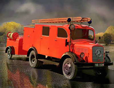 【新製品】[4823044402946] 35527)L1500S LF8 消防車