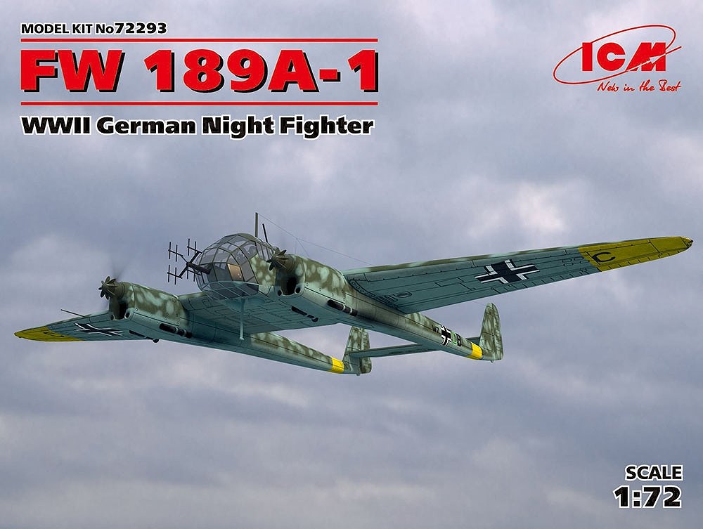 【新製品】72293)フォッケウルフ Fw189A-1 夜戦型