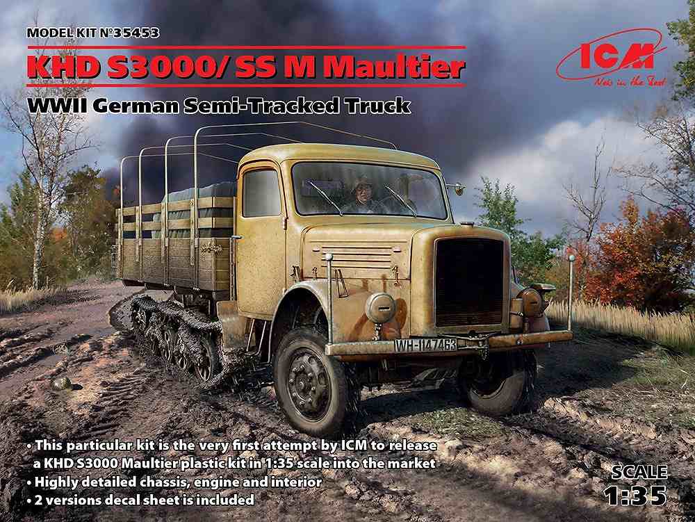 【新製品】35453)WWII ドイツ KHD S3000/SS M マウルティア