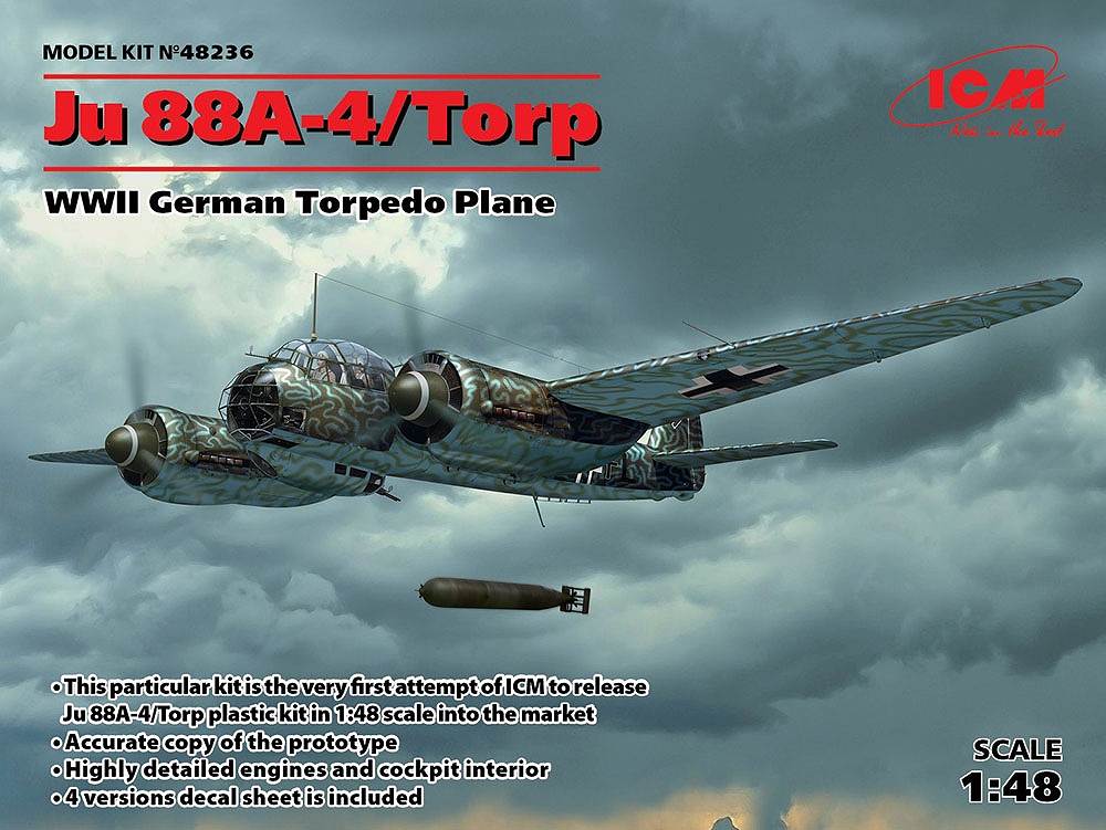 【新製品】48236)ユンカース Ju88A-4 Trop/A-17 雷撃機