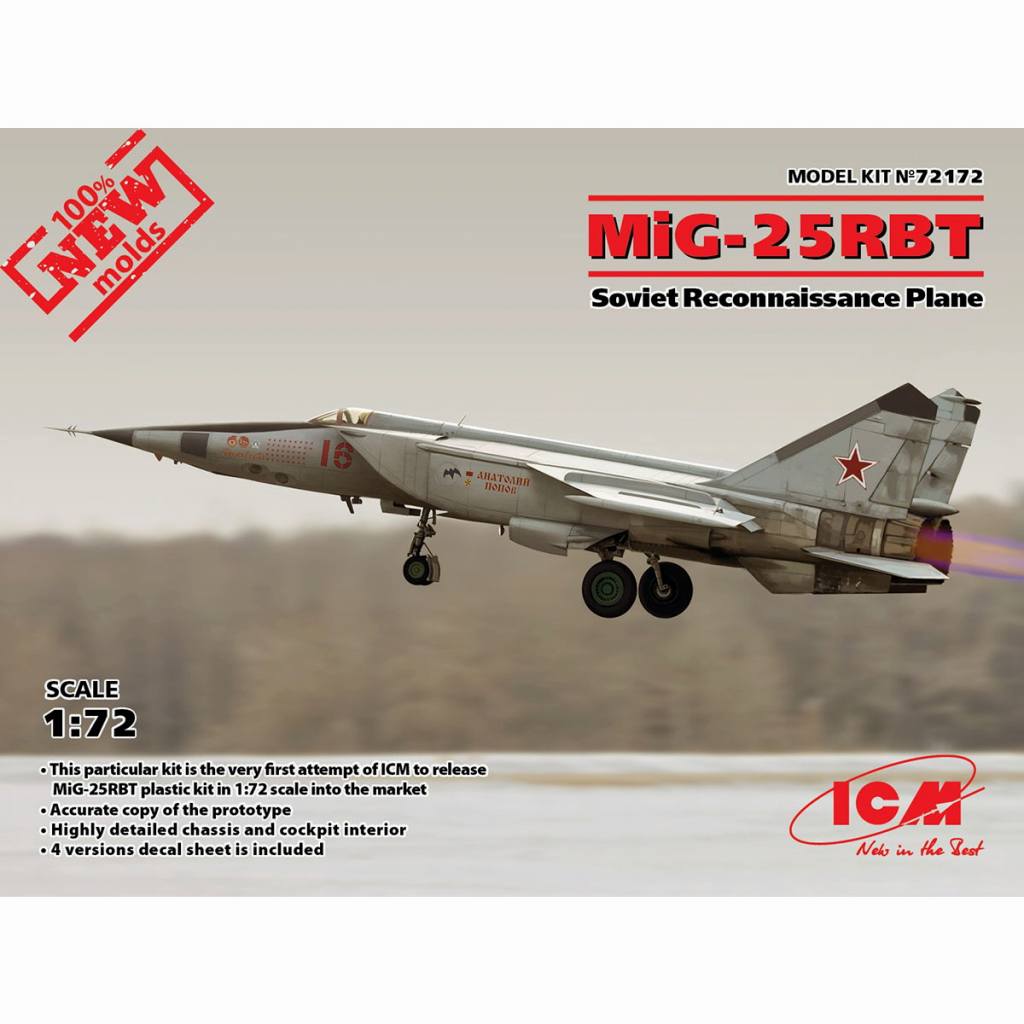 【新製品】72172 ミグ MiG-25 RBT