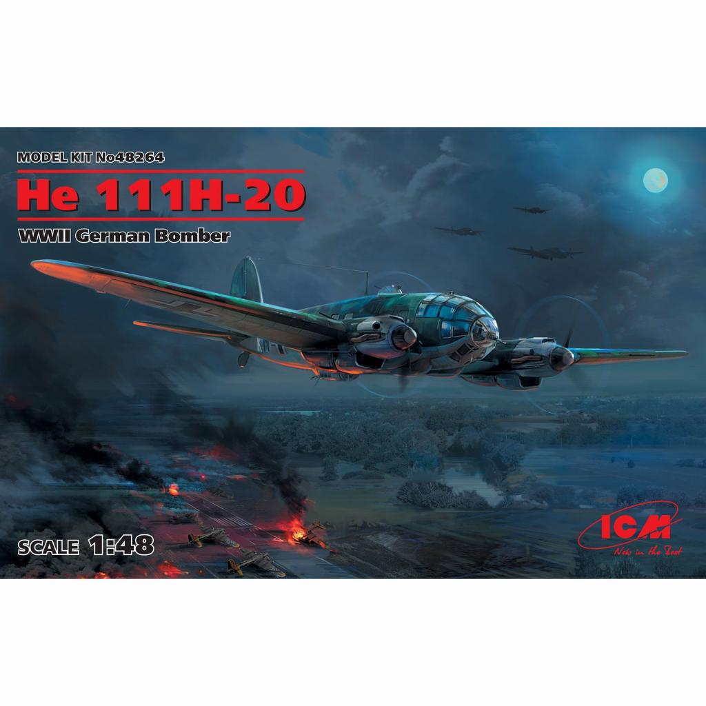 【新製品】48264 ハインケル He111H-20 爆撃機