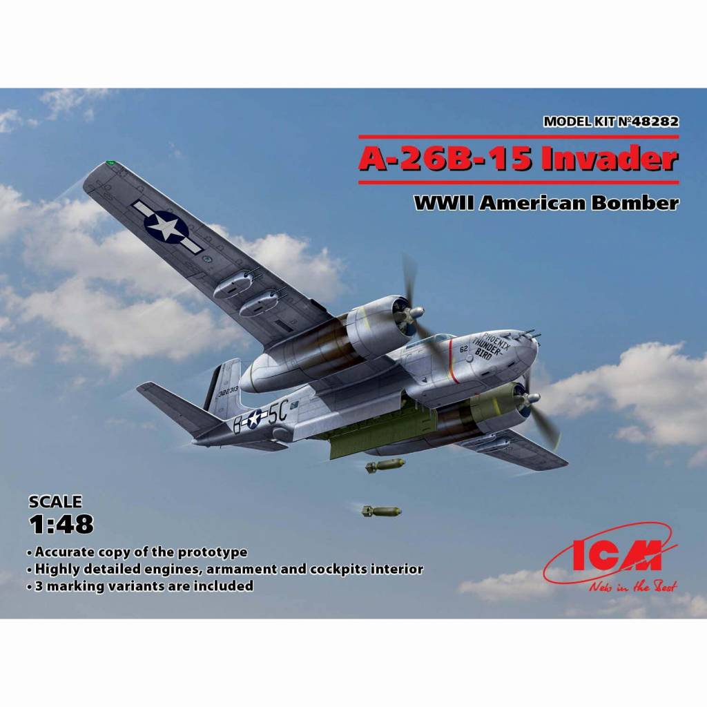 【新製品】48282 ダグラス A-26B-15 インベーダー