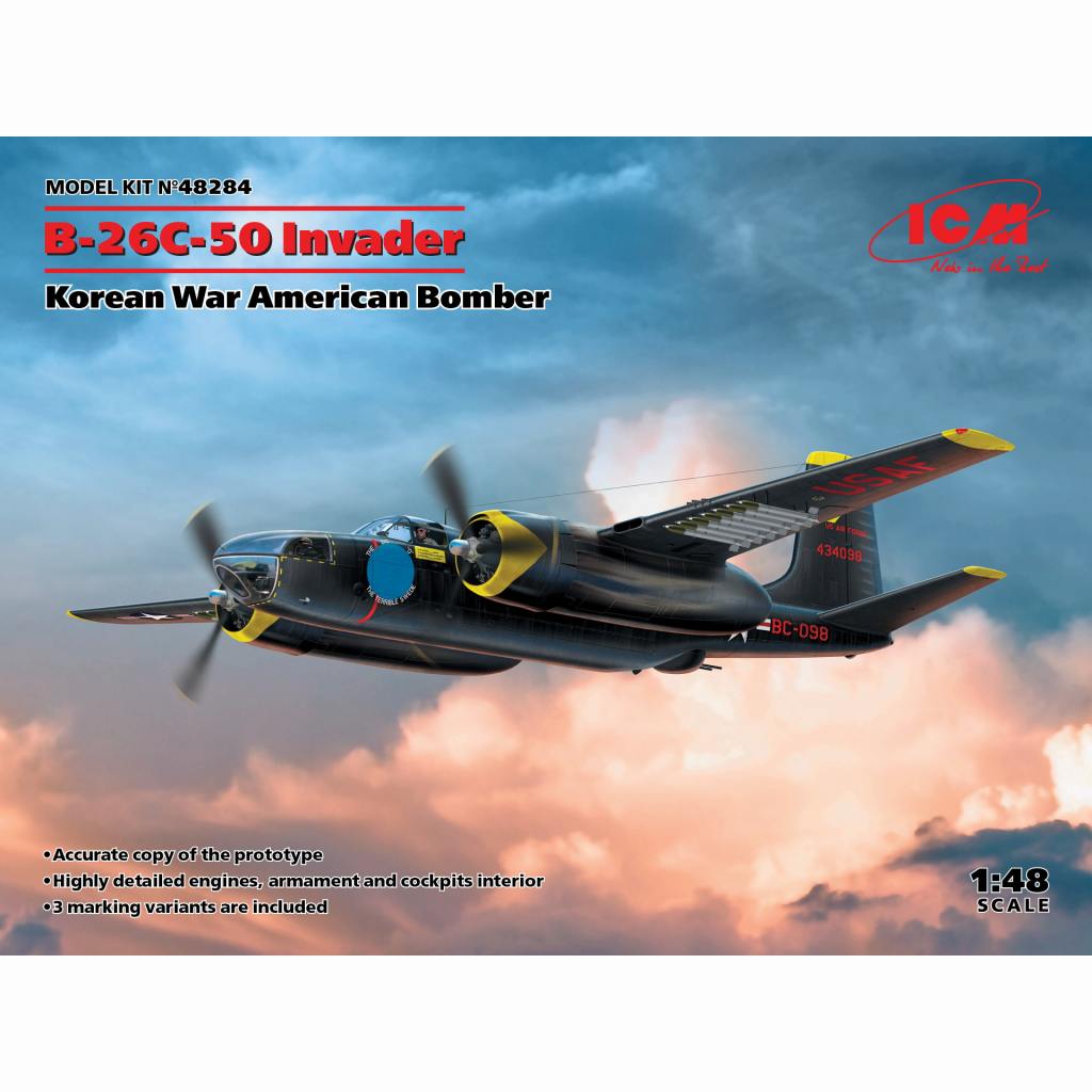 【新製品】48284 マーティン B-26C-50 インベーダー “コリアンウォー”