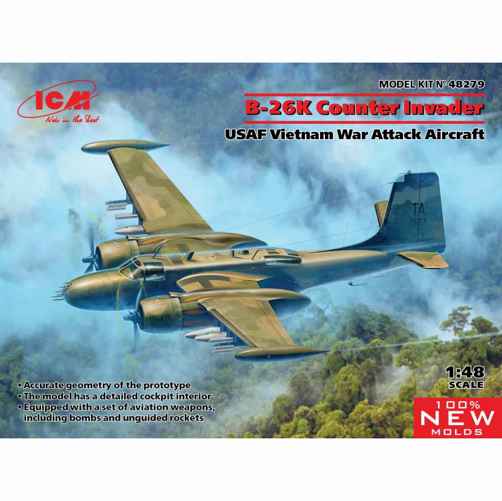 【新製品】48279 B-26K カウンター インベーダー “ベトナム戦争”