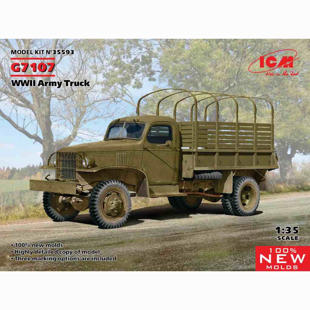 【新製品】35593 WWII G7107 アーミートラック
