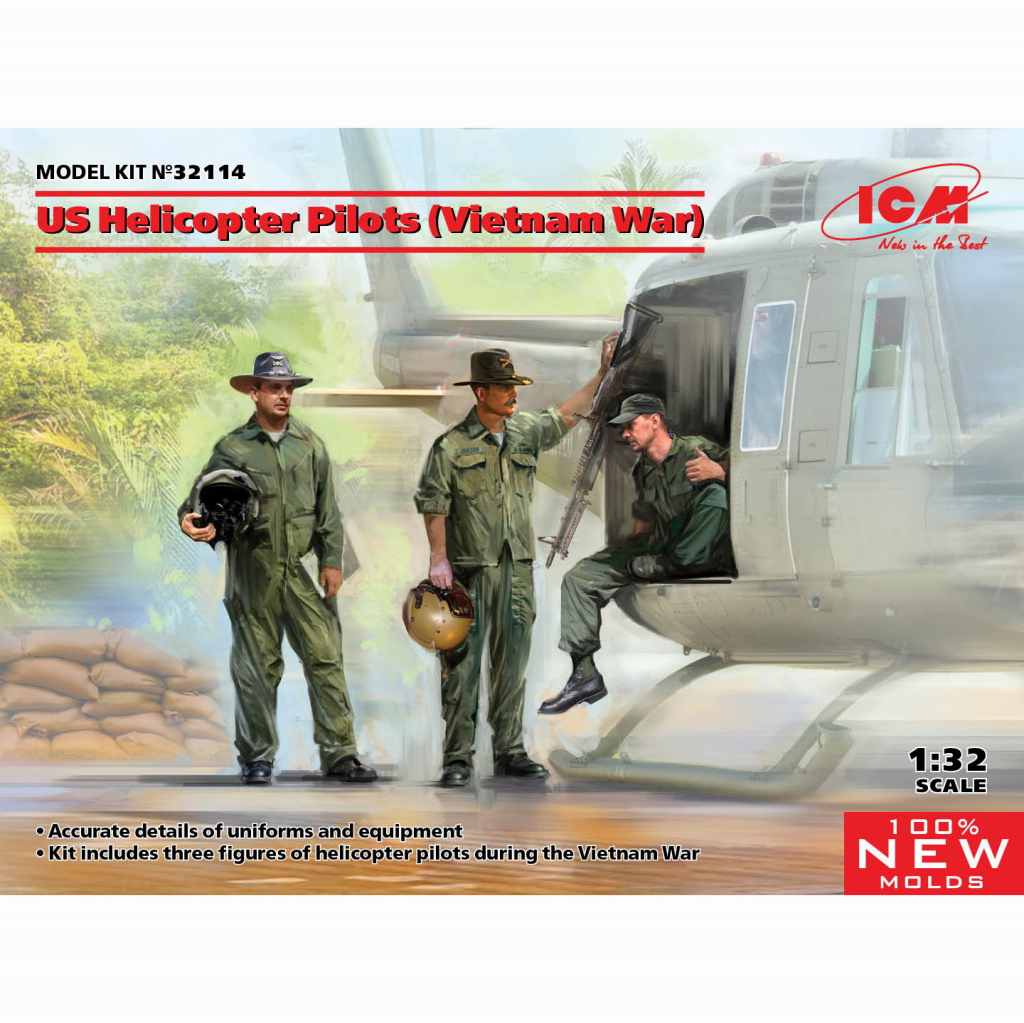 【新製品】32114 US ヘリコプターパイロット(ベトナム戦争)