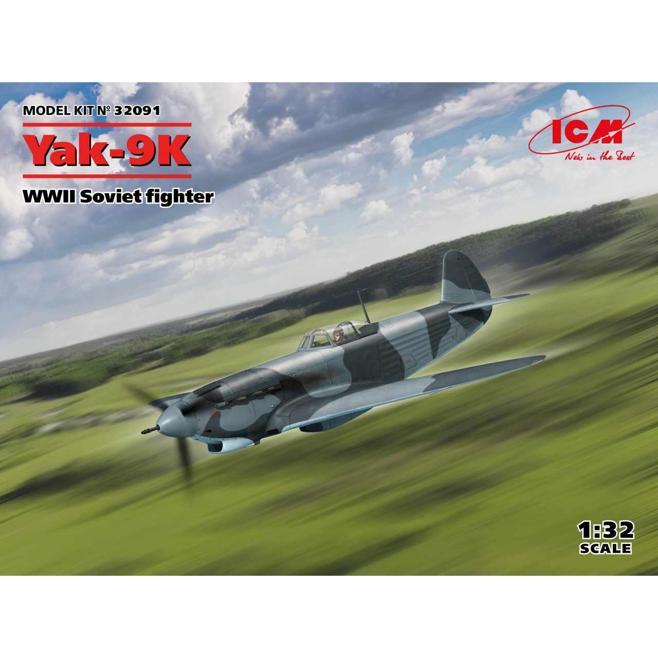 【新製品】32091 ソビエト Yak-9K 戦闘機