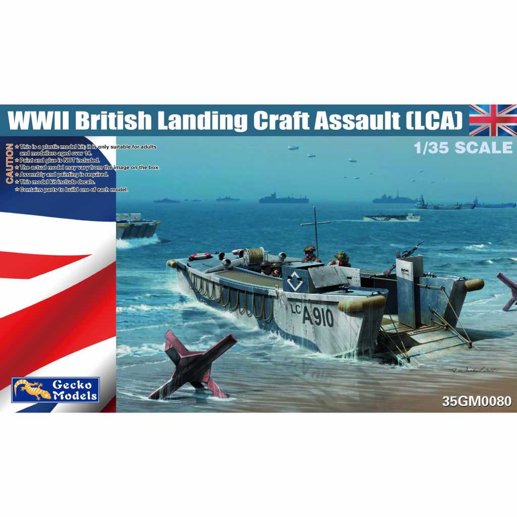 【新製品】35GM0080 1/35 WWII イギリス 上陸戦用舟艇(LCA)
