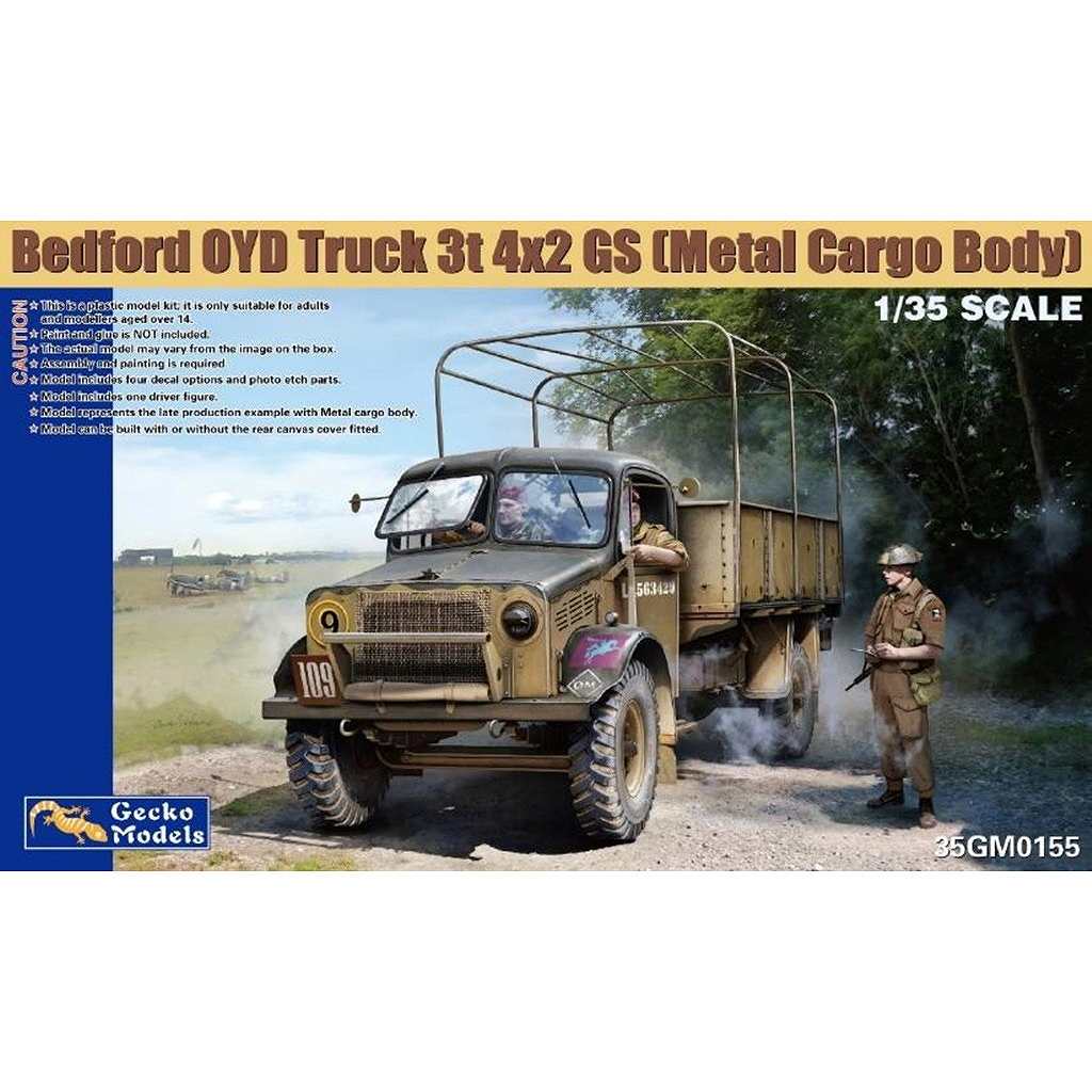 【新製品】35GM0155 1/35 ベッドフォード OYD 3t 4x2 GS トラック (金属製荷台タイプ)