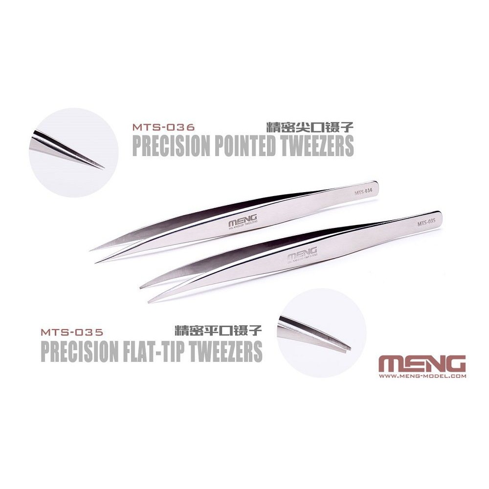 【新製品】MTS-035 MENG 精密ピンセット 平先タイプ