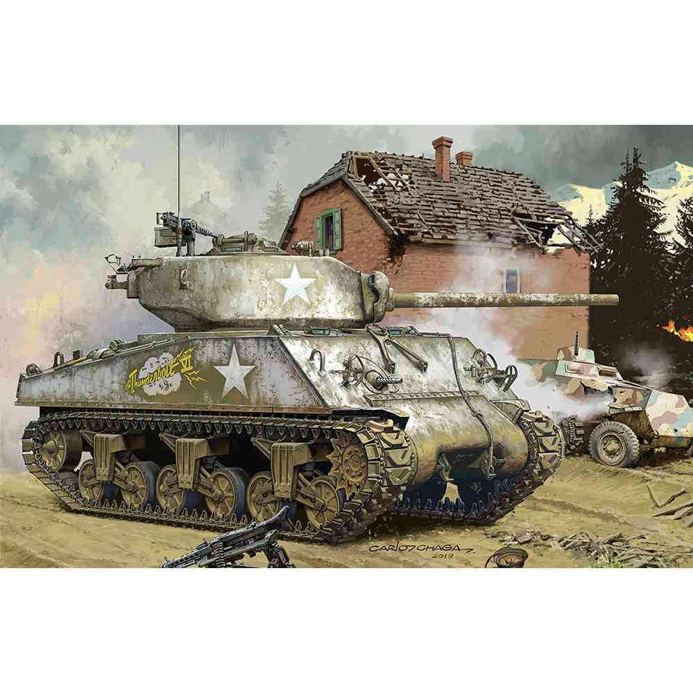 【新製品】TS-043 アメリカ中戦車 M4A3(76)W